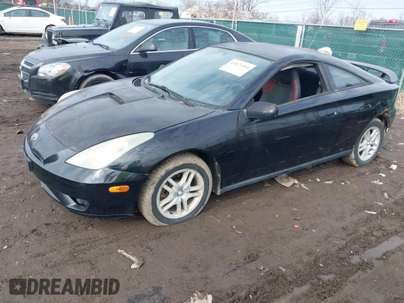 2003 Toyota Celica GT with VIN JTDDR32T730167041, listed as a IAAI auction lot 41471355 with 137,625 mi miles. Bid and sale history available at carsss.com. Image 2.