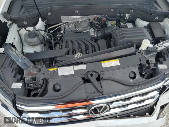 2021 Volkswagen Atlas SE with VIN 1V2WE2CA9MC233518, listed as a Copart auction lot 44737275 with 60,228 mi miles and Salvage title. Bid and sale history available at DreamBid. Image 12.
