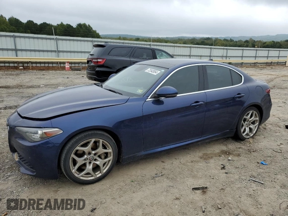 2018 Alfa Romeo Giulia Ti Sport with VIN ZARFAECN2J7577431, listed as a Copart auction lot 72540954 with 157,078 mi miles and Salvage Title. Bid and sale history available at carsss.com. Image 1.
