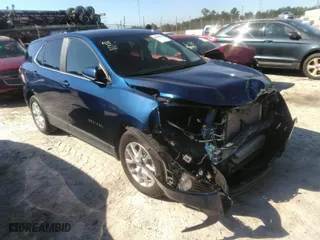 2022 Chevrolet Equinox LT with VIN 3GNAXKEV3NS204458, listed as a IAAI auction lot 40435855 with 20,361 mi miles. Bid and sale history available at carsss.com. Image 1.