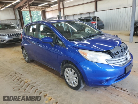 2015 Nissan Note S with VIN 3N1CE2CP6FL353988, listed as a Copart auction lot 60419445 with 143,012 mi miles and Salvage title. Bid and sale history available at DreamBid. Image 4.