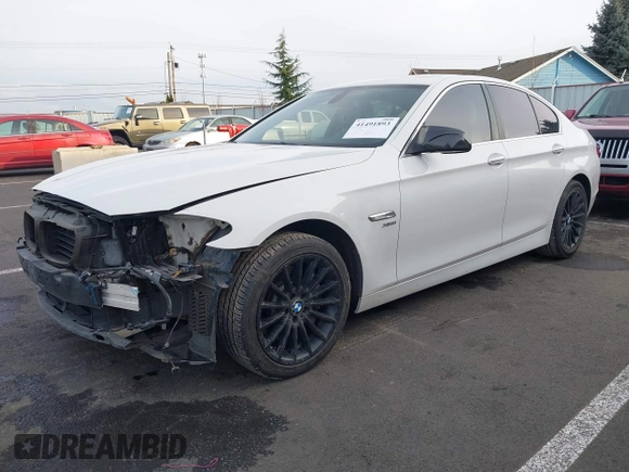 2011 BMW 5 Series 535i xDrive with VIN WBAFU7C59BC877714, listed as a IAAI auction lot 41491893 with 107,373 mi miles. Bid and sale history available at carsss.com. Image 2.