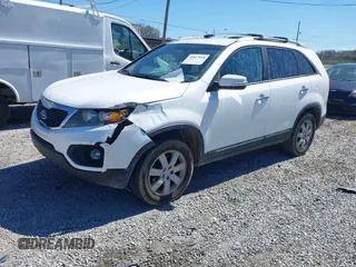 2011 Kia Sorento LX with VIN 5XYKT4A16BG149301, listed as a IAAI auction lot 41857018 with 169,963 mi miles. Bid and sale history available at carsss.com. Image 2.