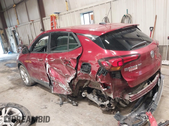 2021 Buick Encore GX Preferred with VIN KL4MMCSL8MB073636, listed as a IAAI auction lot 41708830 with 44,170 mi miles and . Bid and sale history available at DreamBid. Image 3.