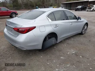 2019 Infiniti Q50 3.0t LUXE with VIN JN1EV7AP1KM519553, listed as a IAAI auction lot 41265684 with 84,120 mi miles. Bid and sale history available at carsss.com. Image 4.
