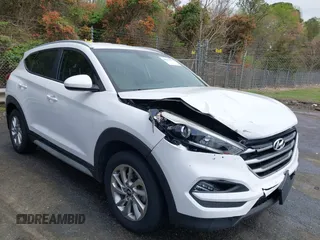 2017 Hyundai Tucson SE z VIN KM8J33A40HU383601, wystawiony jako IAAI lot #41947577 z przebiegiem 92 722 mil mil oraz . Historia ofert i sprzedaży dostępna na DreamBid. Obrazek 1.