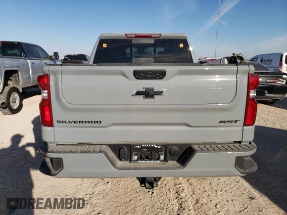 2024 Chevrolet Silverado 1500 RST with VIN 2GCPADED4R1261325, listed as a Copart auction lot 87908235 with 0 mi miles and Salvage Title. Bid and sale history available at carsss.com. Image 6.