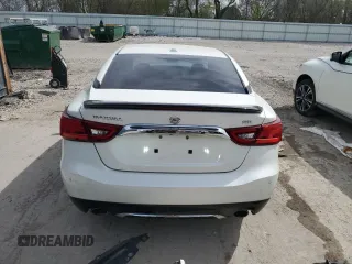2017 Nissan Maxima SV with VIN 1N4AA6AP0HC391439, listed as a Copart auction lot 55260765 with 61,995 mi miles and Salvage Title. Bid and sale history available at carsss.com. Image 6.