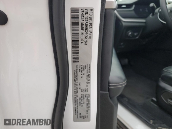 2023 Jeep Grand Cherokee Limited с VIN 1C4RJHBG2PC517841, выставлен на аукционе Copart как лот 52703795 с пробегом 66 476 миль миль и На запчасти • Non repairable. История ставок и продаж доступна на DreamBid. Изображение 13.