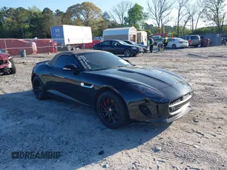 2015 Jaguar F-Type V6 with VIN SAJWA6ET7F8K15559, listed as a IAAI auction lot 41955374 with 89,257 mi miles and . Bid and sale history available at DreamBid. Image 1.