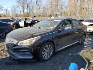 2015 Hyundai Sonata Sport with VIN 5NPE34AF8FH049742, listed as a Copart auction lot 42577285 with Not provided miles and Non repairable. Bid and sale history available at DreamBid. Image 1.
