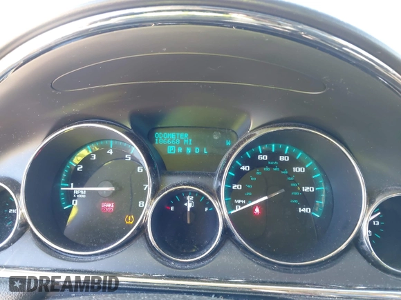 2014 Buick Enclave Leather with VIN 5GAKVBKD1EJ160428, listed as a IAAI auction lot 41353895 with 186,668 mi miles and . Bid and sale history available at DreamBid. Image 7.