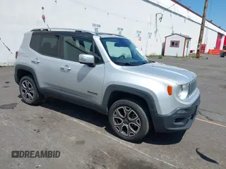 2015 Jeep Renegade Limited z VIN ZACCJBDT0FPC44891, wystawiony jako IAAI lot #42415637 z przebiegiem 207 975 mil mil oraz . Historia ofert i sprzedaży dostępna na DreamBid. Obrazek 1.