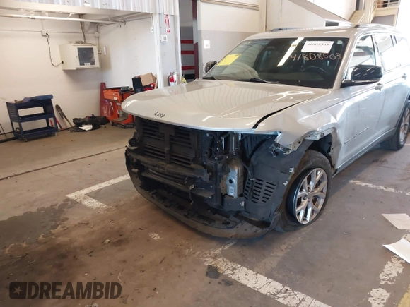 2021 Jeep Grand Cherokee Limited with VIN 1C4RJKBG2M8121372, listed as a IAAI auction lot 41808503 with 59,668 mi miles and . Bid and sale history available at DreamBid. Image 18.
