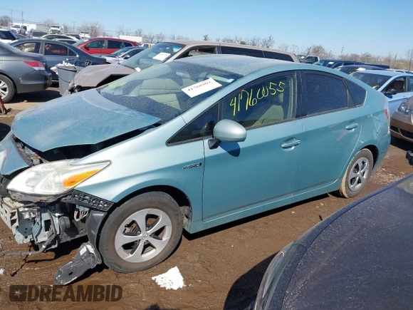 2013 Toyota Prius One with VIN JTDKN3DUXD1693295, listed as a IAAI auction lot 41768901 with 152,620 mi miles. Bid and sale history available at carsss.com. Image 15.