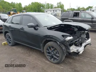 2024 Honda HR-V Sport with VIN 3CZRZ2H53RM701354, listed as a IAAI auction lot 42329591 with 26,925 mi miles and . Bid and sale history available at DreamBid. Image 1.