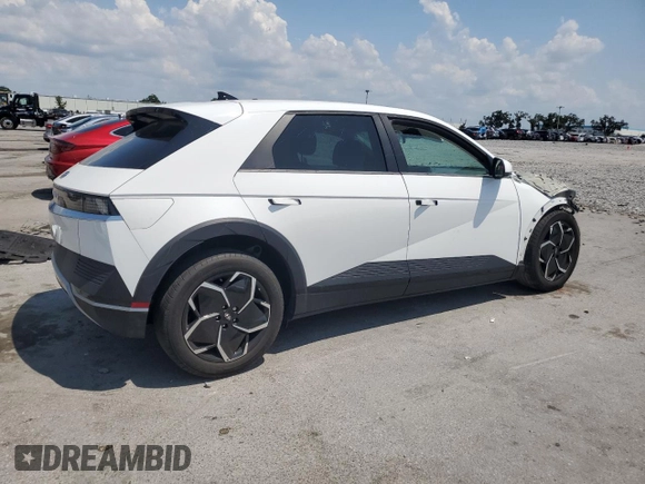 2022 Hyundai Ioniq 5 SEL with VIN KM8KN4AE9NU088487, listed as a Copart auction lot 56558305 with 39,201 mi miles and Non repairable. Bid and sale history available at DreamBid. Image 3.