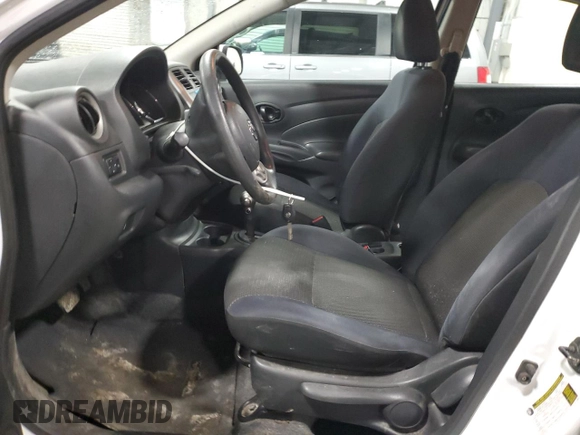 2012 Nissan Versa S with VIN 3N1CN7AP3CL800787, listed as a Copart auction lot 47553145 with 253,628 mi miles and Salvage Title. Bid and sale history available at carsss.com. Image 7.