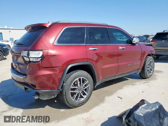 2020 Jeep Grand Cherokee Limited with VIN 1C4RJEBG5LC344910, listed as a Copart auction lot 43930605 with 68,813 mi miles and Salvage Title. Bid and sale history available at carsss.com. Image 3.