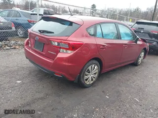 2022 Subaru Impreza with VIN 4S3GTAB63N3728561, listed as a IAAI auction lot 38580780 with 6,320 mi miles. Bid and sale history available at carsss.com. Image 4.