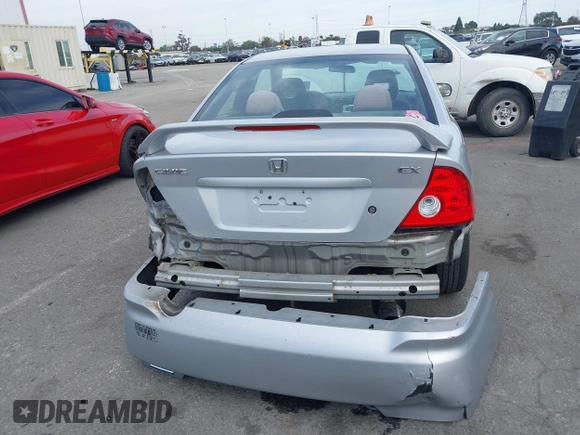 2005 Honda Civic EX with VIN 1HGEM219X5L020511, listed as a IAAI auction lot 41603371 with 250,284 mi miles. Bid and sale history available at carsss.com. Image 17.