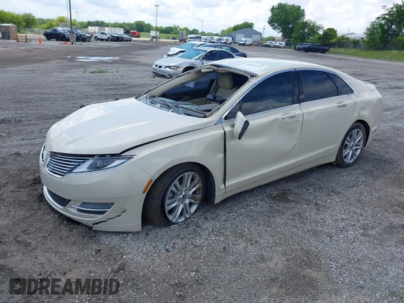 2014 Lincoln MKZ z VIN 3LN6L2G96ER833211, wystawiony jako IAAI lot #42352364 z przebiegiem 46 834 mil mil oraz . Historia ofert i sprzedaży dostępna na DreamBid. Obrazek 2.