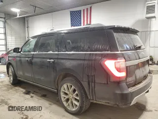 2018 Ford Expedition Max Platinum with VIN 1FMJK1MT4JEA64566, listed as a Copart auction lot 84215404 with 112,938 mi miles and Salvage title. Bid and sale history available at DreamBid. Image 2.