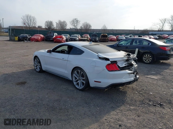 2020 Ford Mustang EcoBoost with VIN 1FA6P8TH4L5192039, listed as a IAAI auction lot 41771658 with 42,863 mi miles. Bid and sale history available at carsss.com. Image 3.