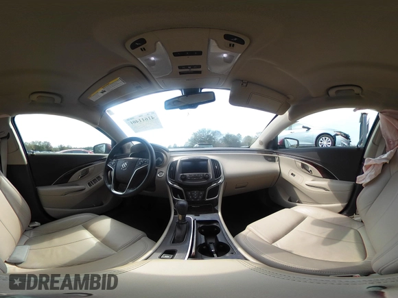 2015 Buick LaCrosse Leather with VIN 1G4GB5GR1FF296173, listed as a IAAI auction lot 41611401 with 56,673 mi miles and . Bid and sale history available at DreamBid. Image 18.