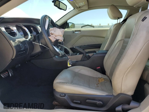 2010 Ford Mustang V6 with VIN 1ZVBP8AN8A5132387, listed as a Copart auction lot 52968645 with 127,466 mi miles and Salvage Title. Bid and sale history available at DreamBid. Image 7.