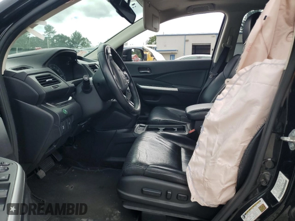 2015 Honda CR-V EX-L with VIN 2HKRM4H72FH668687, listed as a Copart auction lot 60478244 with Not Provided miles and Salvage Title. Bid and sale history available at DreamBid. Image 7.