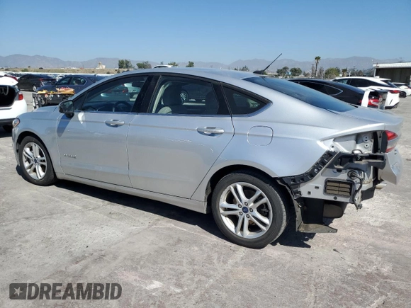 2018 Ford Fusion Hybrid S with VIN 3FA6P0UU7JR122848, listed as a Copart auction lot 46677155 with 75,932 mi miles and Salvage Title. Bid and sale history available at carsss.com. Image 2.