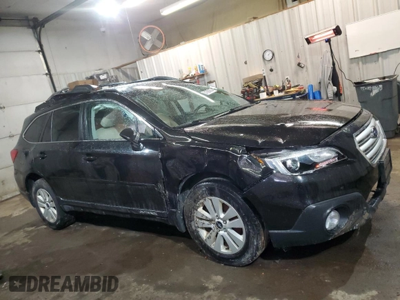 2017 Subaru Outback Premium with VIN 4S4BSAHC2H3433218, listed as a Copart auction lot 51782185 with 112,926 mi miles and Salvage Title. Bid and sale history available at DreamBid. Image 4.