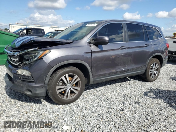 2016 Honda Pilot EX-L z VIN 5FNYF5H50GB008917, wystawiony jako Copart lot #56918335 z przebiegiem 82 691 mil mil oraz Szkoda całkowita • Salvage title. Historia ofert i sprzedaży dostępna na DreamBid. Obrazek 1.