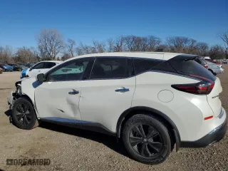 2022 Nissan Murano S with VIN 5N1AZ2AS7NC128873, listed as a Copart auction lot 42139725 with 32,255 mi miles and Salvage Title. Bid and sale history available at carsss.com. Image 2.