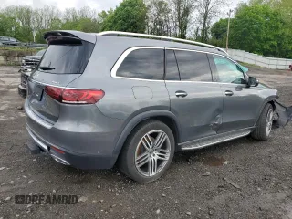 2020 Mercedes-Benz GLS 450 with VIN 4JGFF5KE5LA147665, listed as a Copart auction lot 55346945 with 58,211 mi miles and Salvage Title. Bid and sale history available at DreamBid. Image 3.