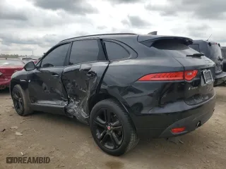 2017 Jaguar F-PACE 35t R-Sport with VIN SADCL2BV3HA083328, listed as a Copart auction lot 64398344 with 0 mi miles and Salvage Title. Bid and sale history available at carsss.com. Image 2.