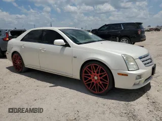 2005 Cadillac STS with VIN 1G6DW677550154672, listed as a Copart auction lot 61236154 with 90,205 mi miles and Clean Title. Bid and sale history available at DreamBid. Image 4.