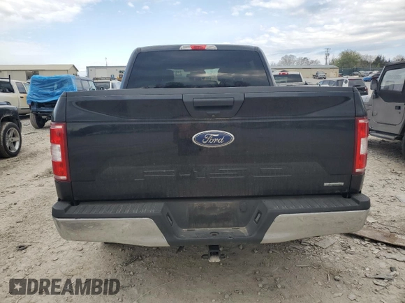 2020 Ford F-150 XL with VIN 1FTEW1C40LFA96741, listed as a Copart auction lot 50423815 with 96,046 mi miles and Salvage Title. Bid and sale history available at DreamBid. Image 6.