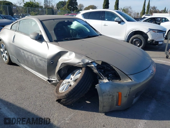 2004 Nissan 350Z Touring with VIN JN1AZ34E84T060682, listed as a IAAI auction lot 41616199 with 209,814 mi miles. Bid and sale history available at carsss.com. Image 6.