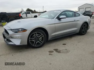 2023 Ford Mustang EcoBoost with VIN 1FA6P8TH8P5104972, listed as a Copart auction lot 48583055 with 35,178 mi miles and Salvage Title. Bid and sale history available at carsss.com. Image 1.