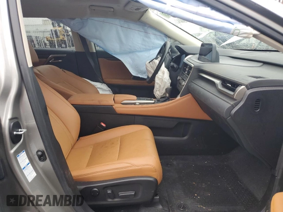 2022 Lexus RX 350 with VIN 2T2HZMDA6NC341012, listed as a Copart auction lot 48052795 with 45,241 mi miles and Salvage Title. Bid and sale history available at DreamBid. Image 7.