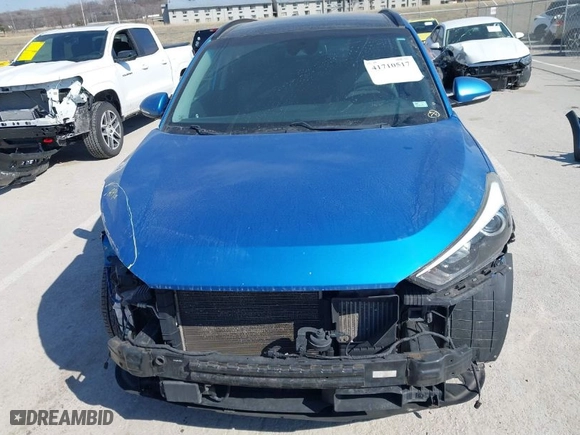 2016 Hyundai Tucson Eco with VIN KM8J3CA25GU033510, listed as a IAAI auction lot 41710517 with 103,474 mi miles. Bid and sale history available at carsss.com. Image 13.