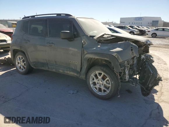 2022 Jeep Renegade Latitude with VIN ZACNJDB10NPN78548, listed as a Copart auction lot 47062755 with 46,157 mi miles and Salvage title. Bid and sale history available at DreamBid. Image 4.