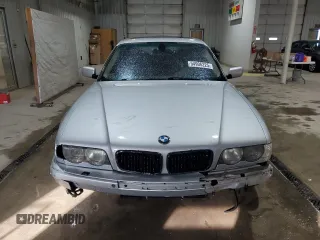 2000 BMW 7 Series 740i with VIN WBAGG834XYDN80320, listed as a Copart auction lot 54906225 with 284,262 mi miles and Salvage Title. Bid and sale history available at DreamBid. Image 5.