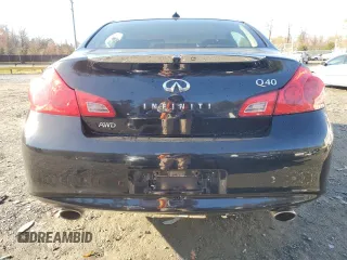 2015 Infiniti Q40 with VIN JN1CV6AR3FM520809, listed as a Copart auction lot 81739394 with Not Provided miles and Salvage Title. Bid and sale history available at carsss.com. Image 6.