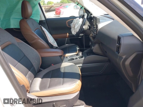 2022 Ford Bronco Sport Outer Banks with VIN 3FMCR9C61NRD43751, listed as a IAAI auction lot 42333996 with 40,993 mi miles and . Bid and sale history available at DreamBid. Image 5.