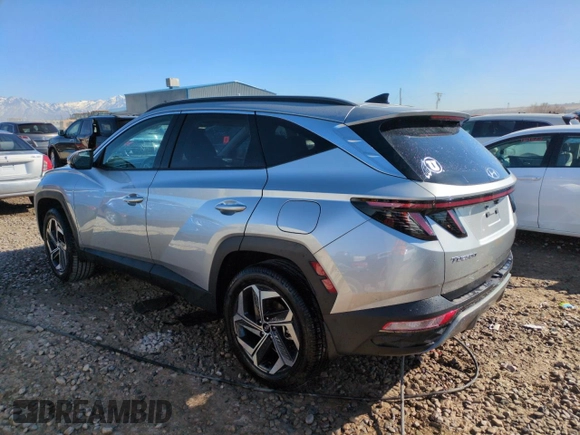 2023 Hyundai Tucson Limited with VIN 5NMJECAE0PH266341, listed as a Copart auction lot 47042475 with 15,248 mi miles and Salvage Title. Bid and sale history available at DreamBid. Image 2.