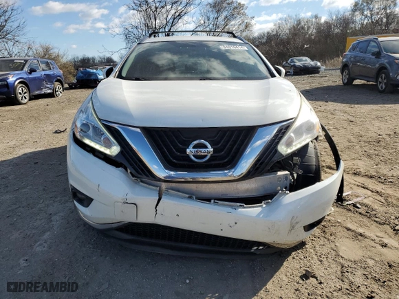 2017 Nissan Murano SV with VIN 5N1AZ2MG6HN125060, listed as a Copart auction lot 84016414 with 132,136 mi miles and Salvage Title. Bid and sale history available at carsss.com. Image 5.