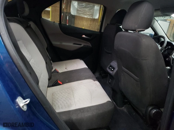 2020 Chevrolet Equinox LT with VIN 3GNAXTEV7LL166763, listed as a Copart auction lot 47749155 with 105,546 mi miles and Salvage Title. Bid and sale history available at carsss.com. Image 11.